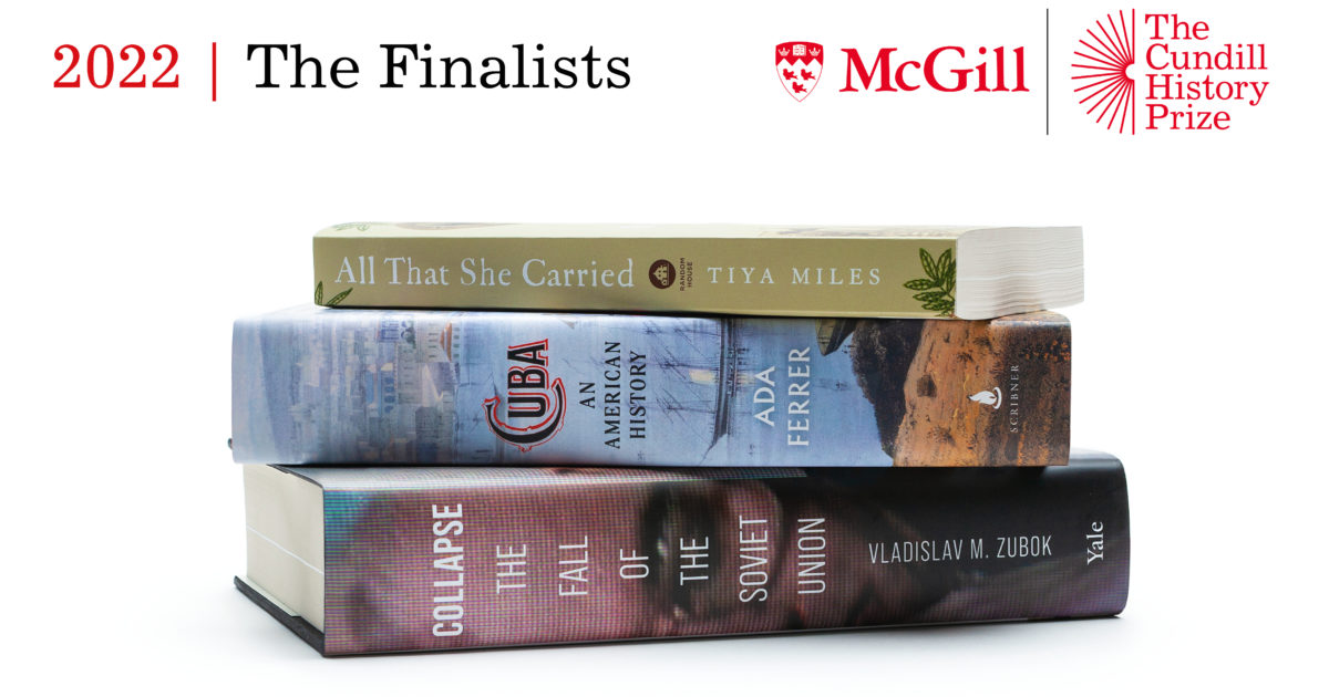 "These are books of real consequence" - Cundill History Prize finalists announced