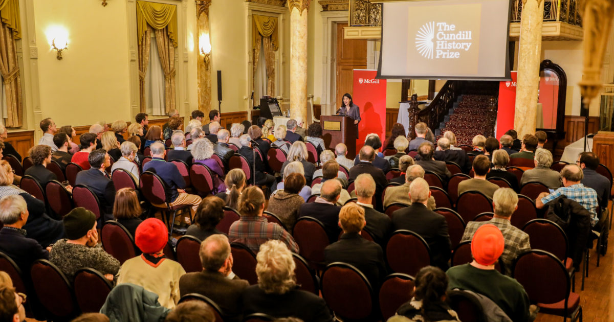 A stage for the world's best history writing in Montreal