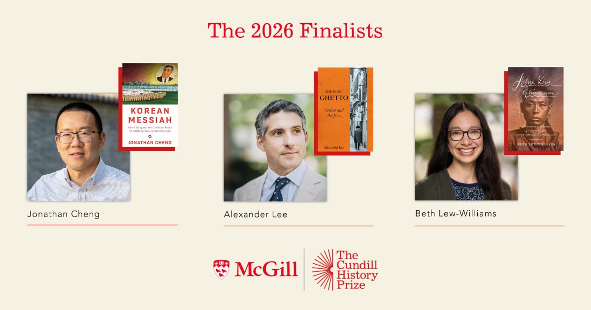 The 2026 Cundill History Prize Finalists