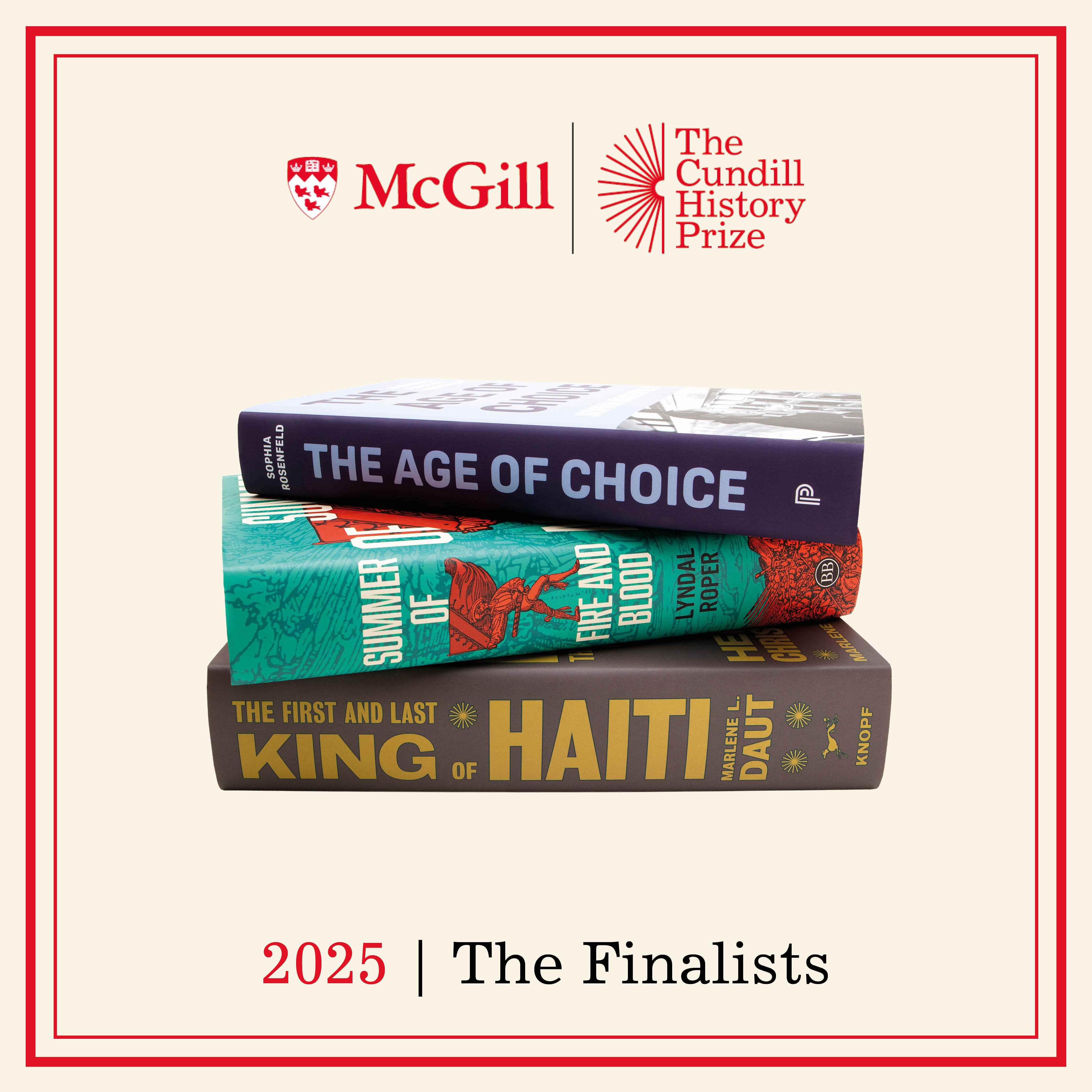 Freedom, Independence and Choice: Finalists for the… | Cundill Prize