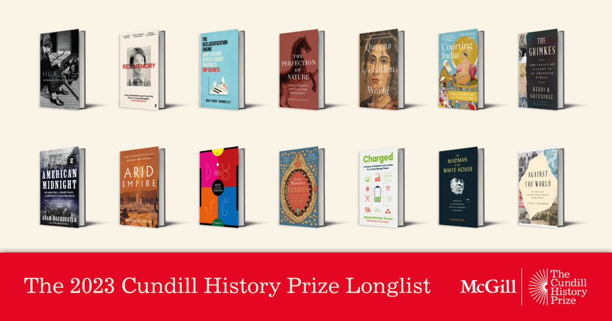 The 2023 Cundill History Prize Longlist